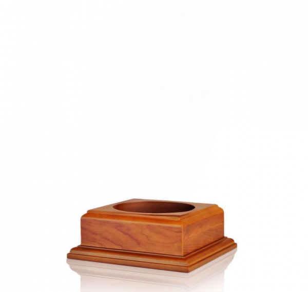 Gleaming Rose Brass Urn